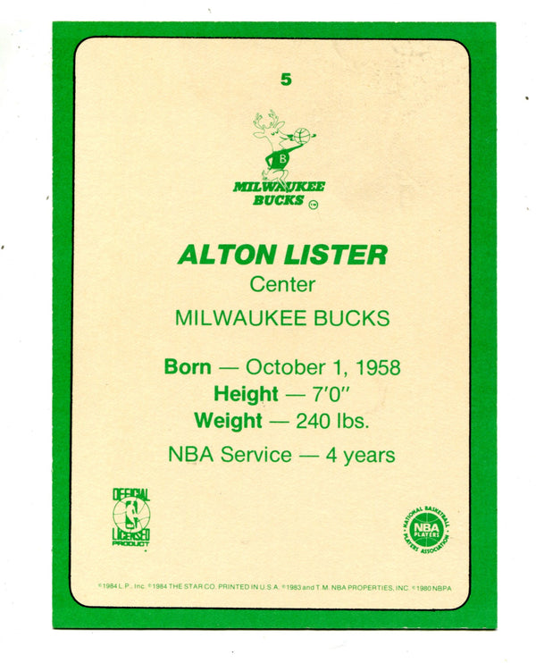 1985-86 Star Milwaukee Bucks Team Super Complete set #MB1-MB5