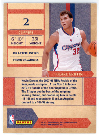 Blake Griffin 2010-11 Panini Playoff Contenders Patches Rookie Card #2