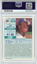 Ken Griffey Jr. 1989 Score Traded Rookie Card #100T (PSA)