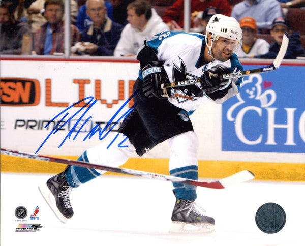 Patrick Marleau Autographed San Jose Sharks 8x10 Photo