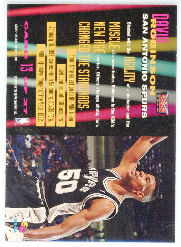 David Robinson 1993 Topps Stadium Club Members Only Beam Team Card #13