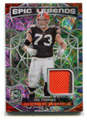 Joe Thomas 2020 Panini Spectra Epic Legends Scope Jersey Card #13 /25