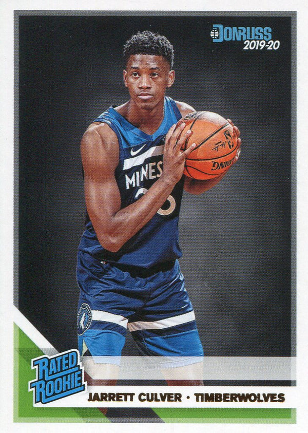 Jarrett Culver 2019-20 Panini Donruss Rated Rookie Card