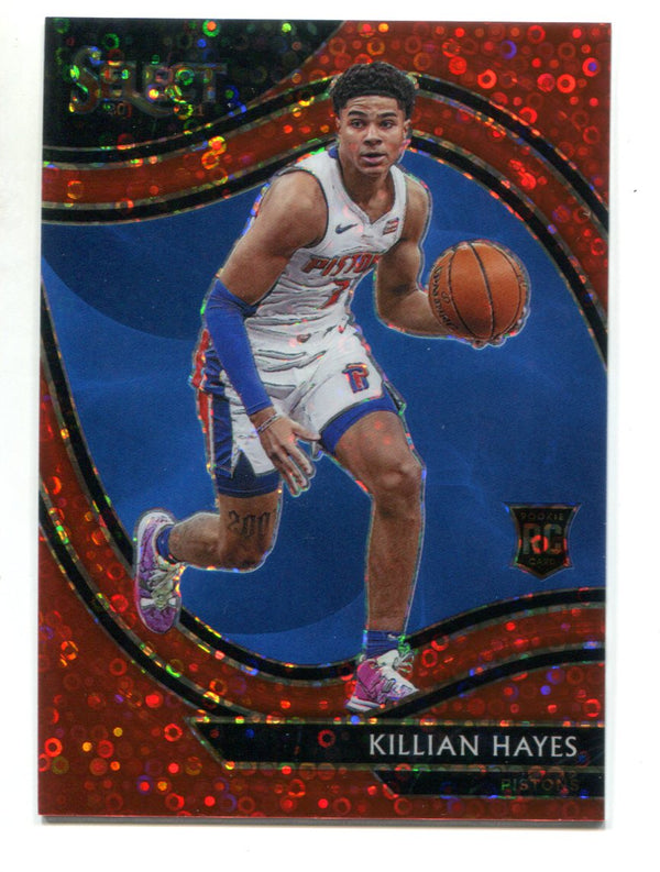 Killian Hayes 2020 Panini Select Red Fastbreak #294 RC  /49