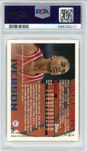 Allen Iverson 1996 Topps Rookie Card #171 (PSA Mint 9)