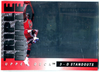 Michael Jordan 1993 Upper Deck Triple Double Card