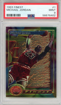 Michael Jordan 1993 Topps Finest Card #1 (PSA Mint 9)