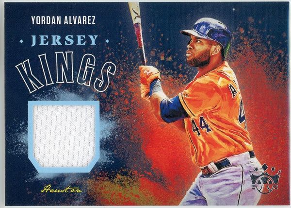 Yordan Alvarez 2020 Panini Diamond Kings Jersey Kings Card