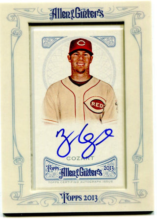 Zack Cozart 2013 Topps Allen& Ginter's Autographed Card