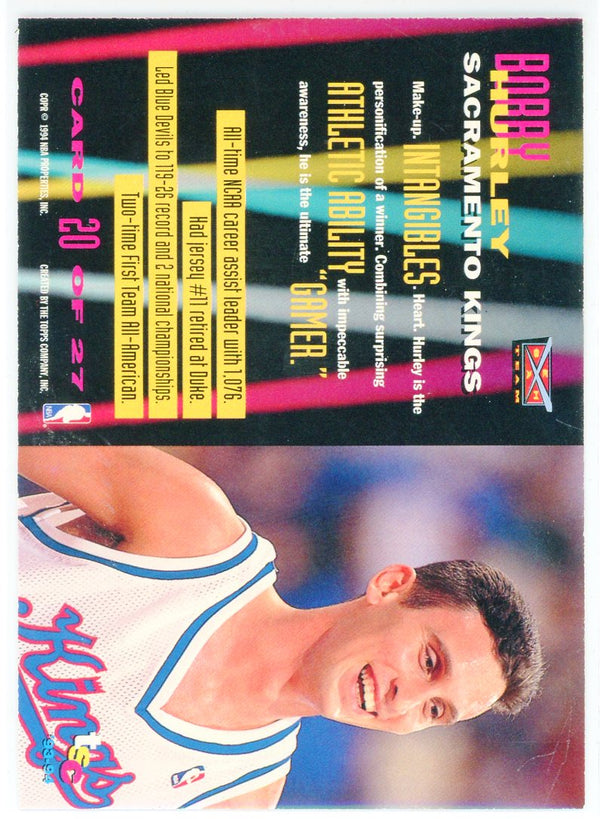 Bobby Hurley 1993 Topps Stadium Club Members Only Beam Team Card #20