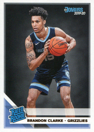 Brandon Clarke 2019-20 Panini Donruss Rated Rookie Card