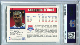 Shaquille O`Neal 1992 Hoops #442 PSA NM-MT 8 Card