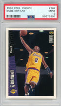 Kobe Bryant 1996 Upper Deck Collector's Choice Rookie Card #267 (PSA Mint 9)