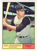 Bill Mazeroski 1961 Topps Card #430