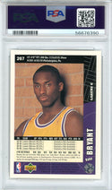 Kobe Bryant 1996 Upper Deck Collector's Choice Rookie Card #267 (PSA Mint 9)