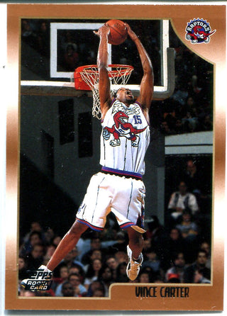 Vince Carter 1999 Topps Unsigned Rookie Card