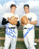 Brooks Robinson & Clete Boyer Autographed 8x10 Photo (JSA)