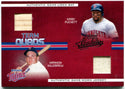 Kirby Puckett Harmon Killebrew Paul Molitor Tony Oliva Team Quads Playoff Jersey and Bat Card 076/150 2005