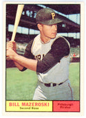 Bill Mazeroski 1961 Topps Card #430