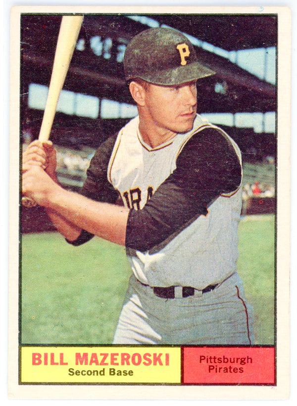 Bill Mazeroski 1961 Topps Card #430