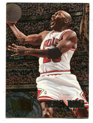 Michael Jordan 1995 Fleer Metal #13 Card