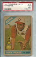 Tony Perez 1966 Venezuela Topps Rookie Card (PSA)