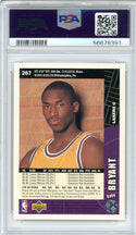 Kobe Bryant 1996 Upper Deck Collector's Choice Rookie Card #267 (PSA Mint 9)