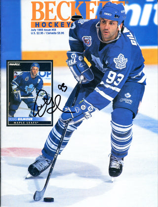 Doug Gilmour Autographed Beckett Hockey Magazine