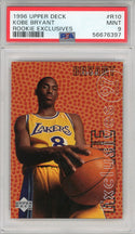 Kobe Bryant 1996 Upper Deck Rookie Exclusives Card #R10 (PSA Mint 9)