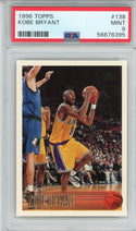 Kobe Bryant 1996 Topps Rookie Card #138 (PSA Mint 9)