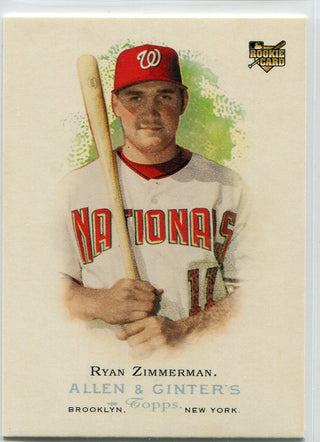 Ryan Zimmerman 2006 Topps Allen & Ginters Rookie Card