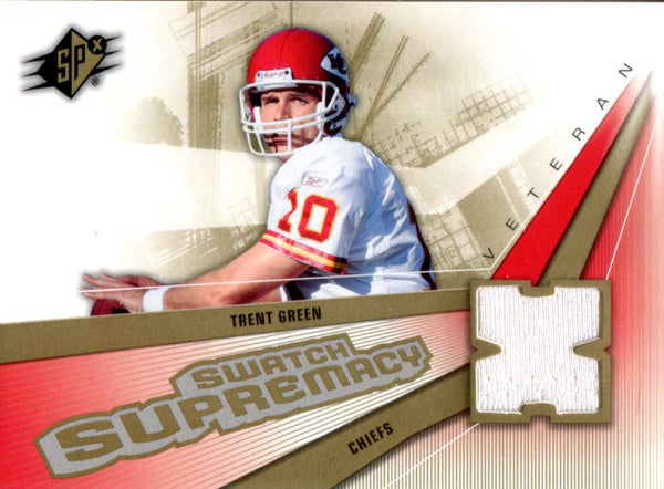 Trent Green 2004 Upper Deck SPx Swatch Supremacy Jersey Card