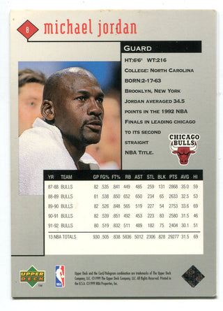 Michael Jordan 1999 Upper Deck Black Diamond #12 Card