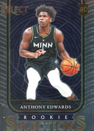 Anthony Edwards 2021 Panini Selec #5 Rookie Card