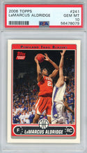 LaMarcus Aldridge 2006 Topps Rookie Card #241 (PSA)