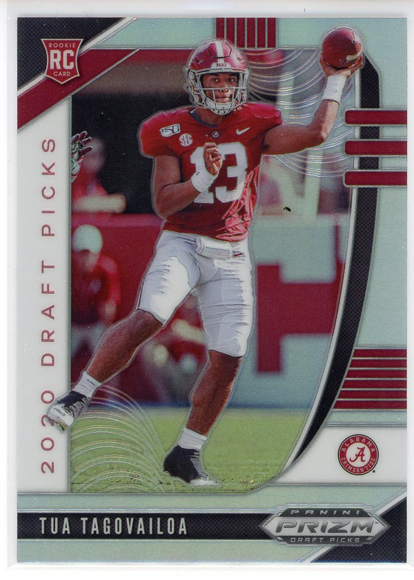 Tua Tagovailoa 2020 Panini Prizm Draft Picks Silver Rookie Card #101