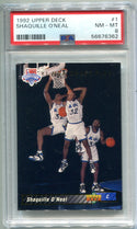 Shaquille O`Neal 1992 Upper Deck #1 PSA 8 Card