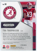 Tua Tagovailoa 2020 Panini Prizm Draft Picks Silver Rookie Card #101