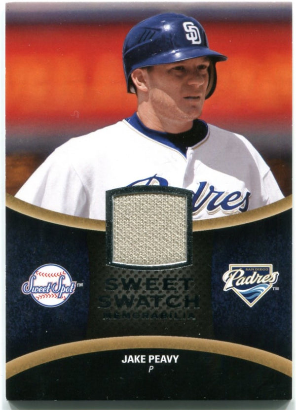 Jake Peavy 2008 Upper Deck Sweet Spot Jersey Card