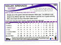 Nolan Arenado 2014 Topps Rookie Card