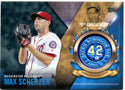 Max Scherzer Topps 2017 Jackie Robinson 70th Anniversary Commemorative Patch #JRPC-MSC