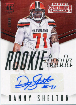 Danny Shelton Autographed 2015 Panini Contenders Rookie Card