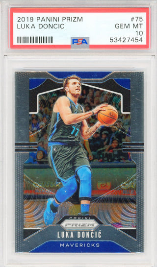 Luka Doncic 2019 Panini Prizm Card #75 (PSA Gem Mint 10)