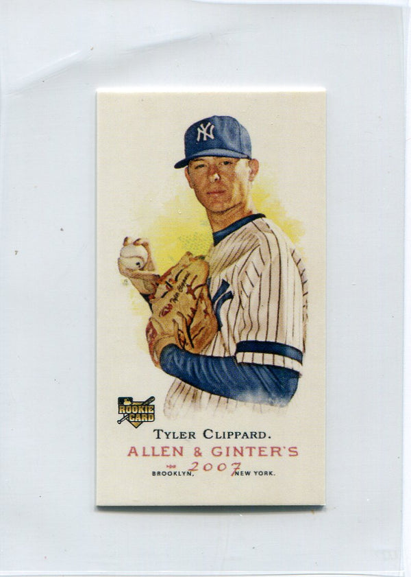 Tyler Clippard 2007 Topps Allen & Ginters Rookie Mini Card