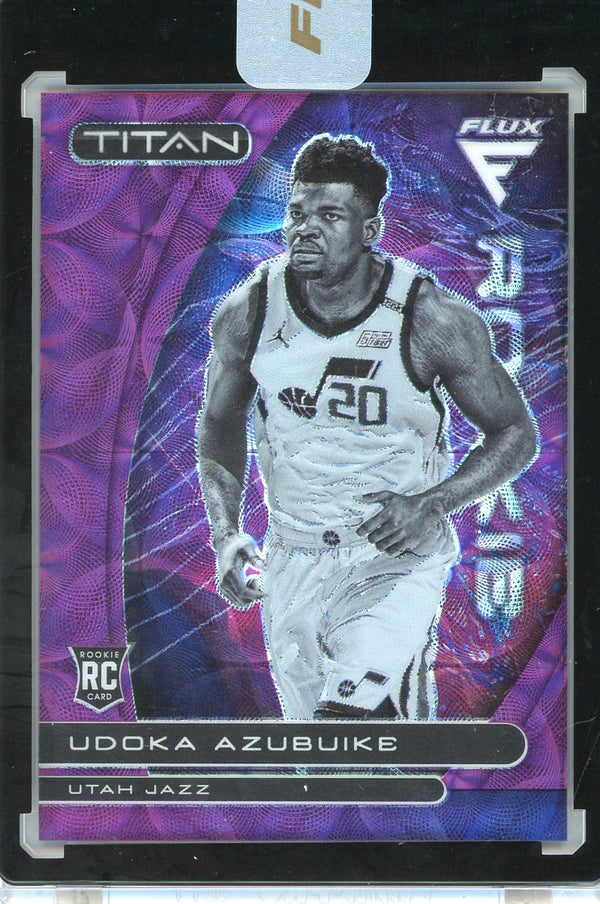 Udoka Azubuike 2020-21 Panini Flux Titan Encased Rookie Card #57