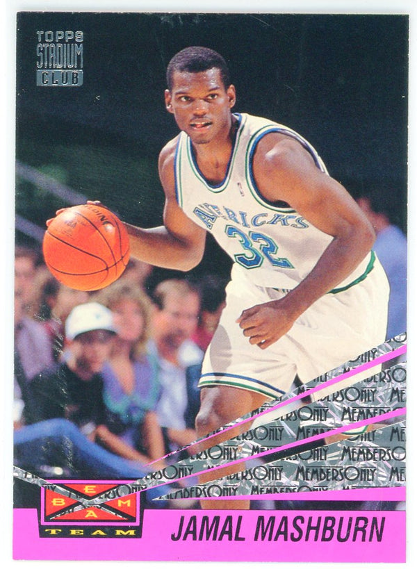 Jamal Mashburn 1993 Topps Stadium Club Members Only Beam Team Card #22