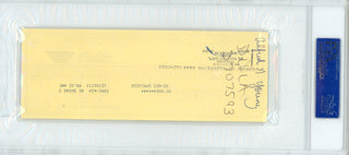 Pete Maravich Autographed Check (PSA)