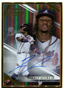 Ronald Acuna Topps Gold Label 2021 Auto #FA-RAJ