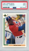 Michael Jordan 1991 Upper Deck Rookie Baseball Card #SP1 (PSA Mint 9)