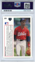 Michael Jordan 1991 Upper Deck Rookie Baseball Card #SP1 (PSA Mint 9)